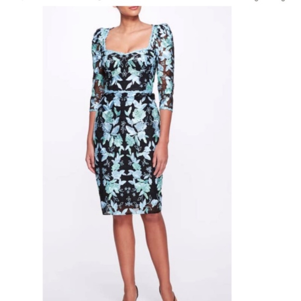 Elegant Floral Lace Dress